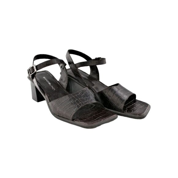Bandolino Sandals Brown Ankle Straps Open Toe Size 8 1/2 M - Picture 1 of 12